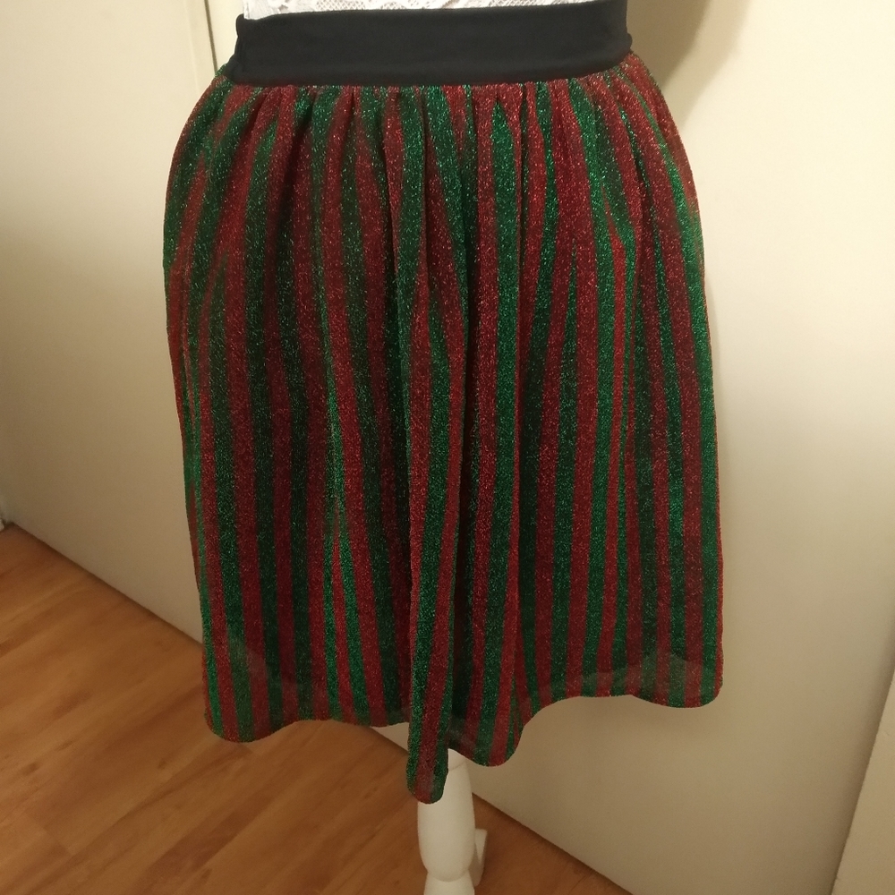 ModCloth Glitter Tulle Skater Skirt